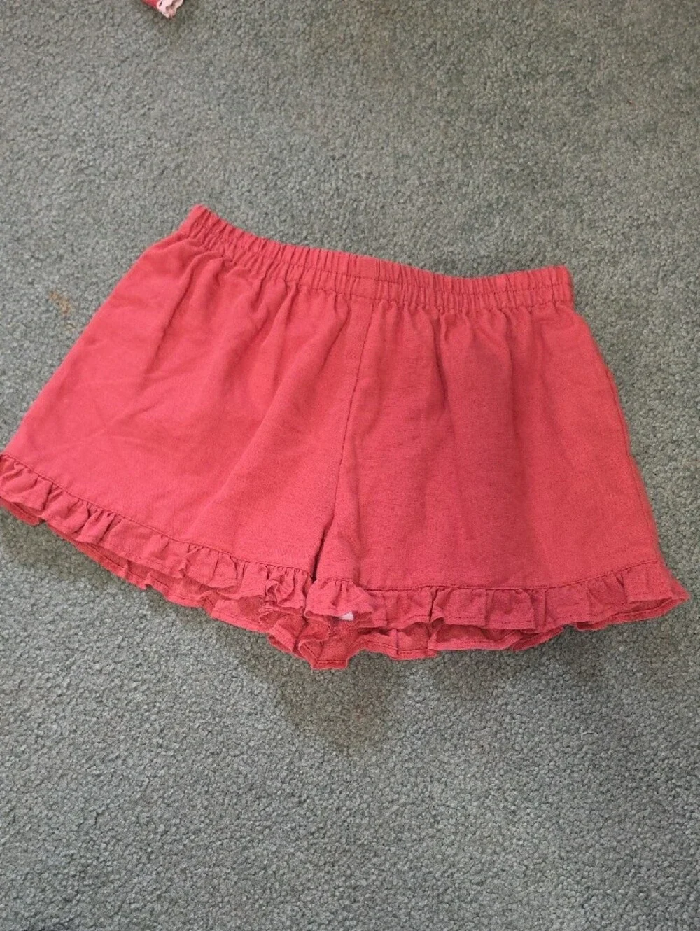 Well Dressed Wolf Coral Two-Piece Lace-Trim Dress & Skirt Set